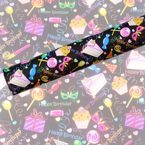 (5pcs) Glossy coated Tropical Rainforest Dinosaur Unicorn Flamingo Gift-Wrapping paper