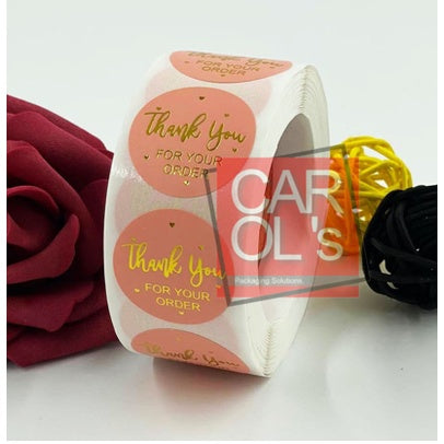 500 sheets | More Designs Stickers | self-adhesive label sealing packaging label | 2.5 cm / 1 inch