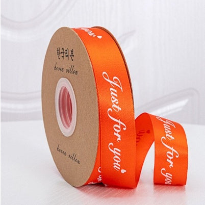 (45 Yards) 1cm 2.5cm Colorful just for you Ribbon Roll Gift Flower Wrapping Decorations II