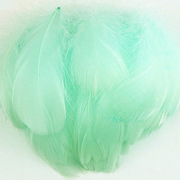 (100pcs) Feather Home Crafts Goose Transparent Bobo Ball Filler Natural