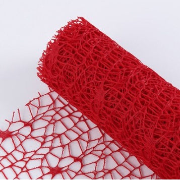 49cm x 5yards | Mesh Web Wrapping Paper Flower Paper Bouquet Jacquard Mesh