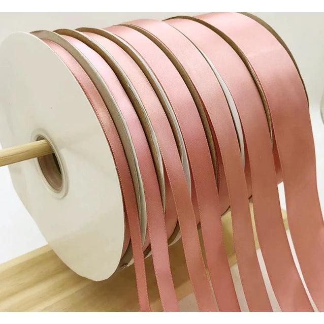 5Yards Champagne High Quality Satin Ribbon