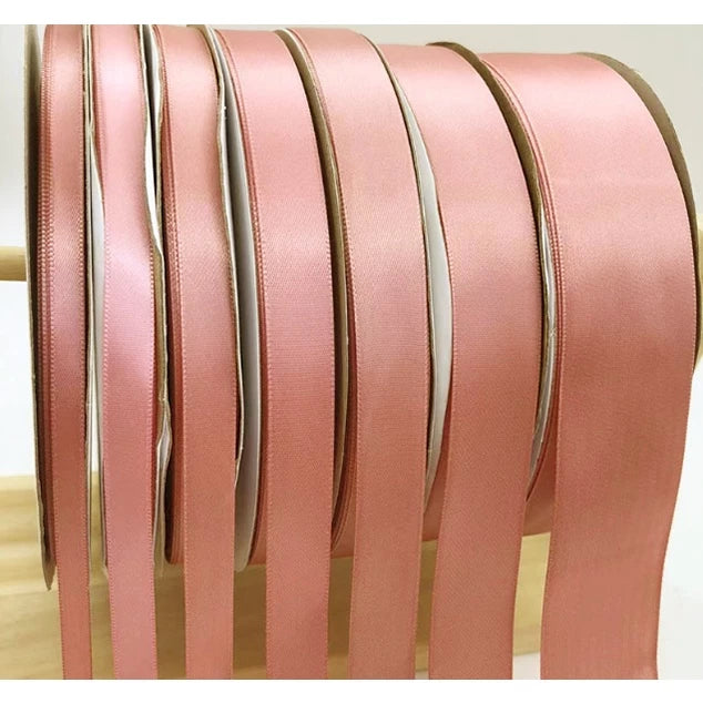 5Yards Champagne High Quality Satin Ribbon