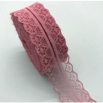 3cm (25Yards) Roll lace ribbon DIY made lace streamer bow edging gift ribbon