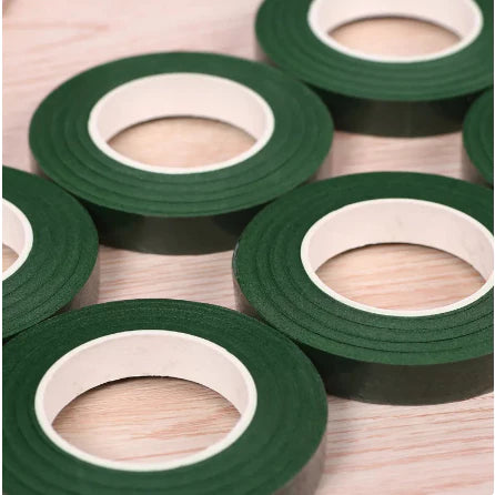 30yards/1 Roll Floral Tape Florist Elastic Tape Self Adhesive Green Paper Type tape