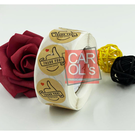 500 sheets | More Designs Stickers | self-adhesive label sealing packaging label | 2.5 cm / 1 inch