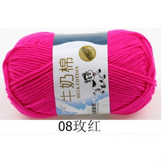 5ply | Smooth Milk Fiber Knitting Wool Crochet Yarn Milk Cotton 50g