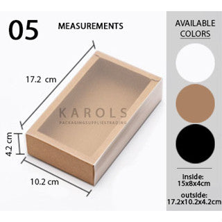 Transparent MATTE drawer box pvc matte gift box product packaging