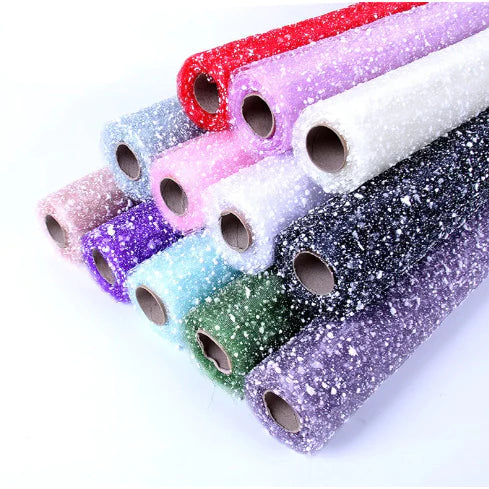 Snow Dot Gauze Bouquet Packaging Material Package Flower Paper Rose Snow Point Gauze