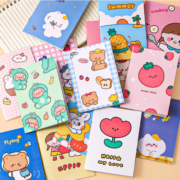 1pcs Random | Cute design mini cartoon Notebooks student Book composition mini notebook