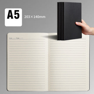 36 Sheets Notebook Black/Khaki Notebook Office School Supplies Stationery