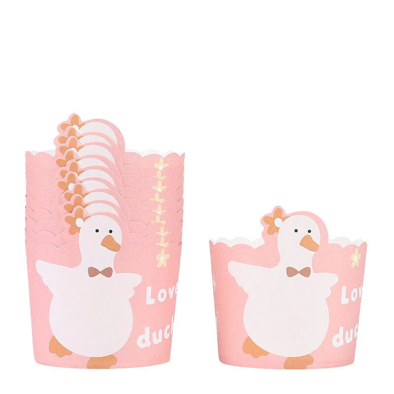 50 Pack pattern 3oz Disposable Cupcake Liner Cartoon Cups Baking Cup