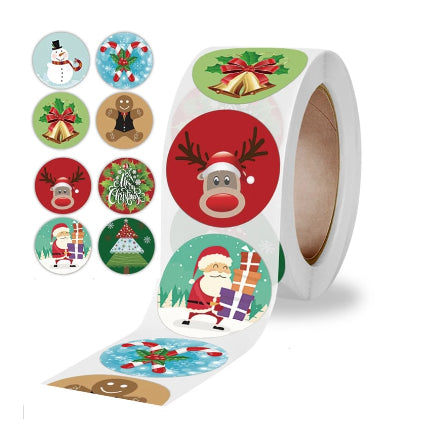 500 sheets | More Designs Stickers | self-adhesive label sealing packaging label | 2.5 cm / 1 inch