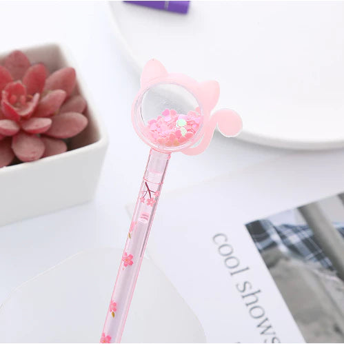 Sequins Cat Gel Pen Cat Recreation Cute School Office Supply Stationer Supplies  4.6  73 ratings 416