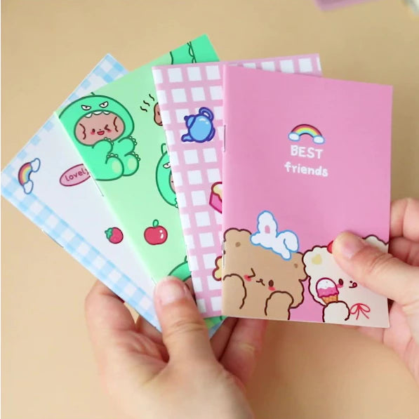 1pcs Random | Cute design mini cartoon Notebooks student Book composition mini notebook