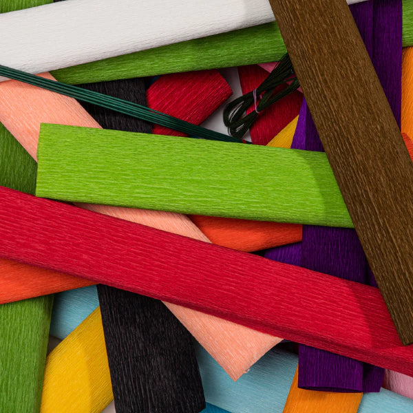 50x250cm | Crepe Paper Roll for Paper Flowers Arts Crafts DIY Party Decorations
