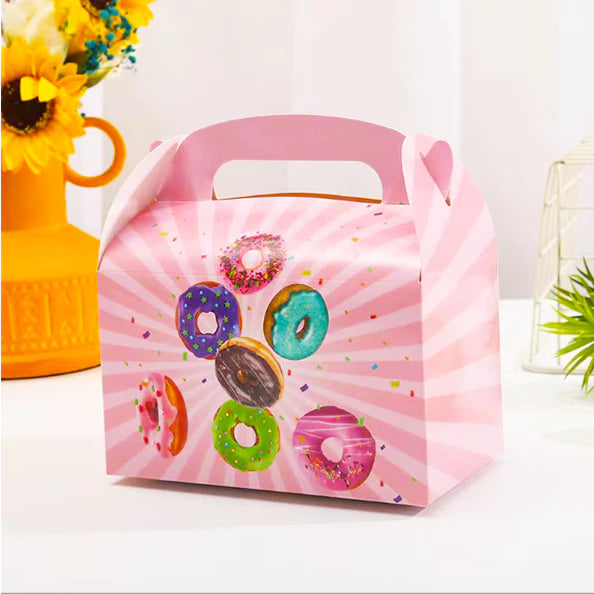 1pc Donut Candy Box Gift Sweet Lift Goodie Treat giveaways Boxes