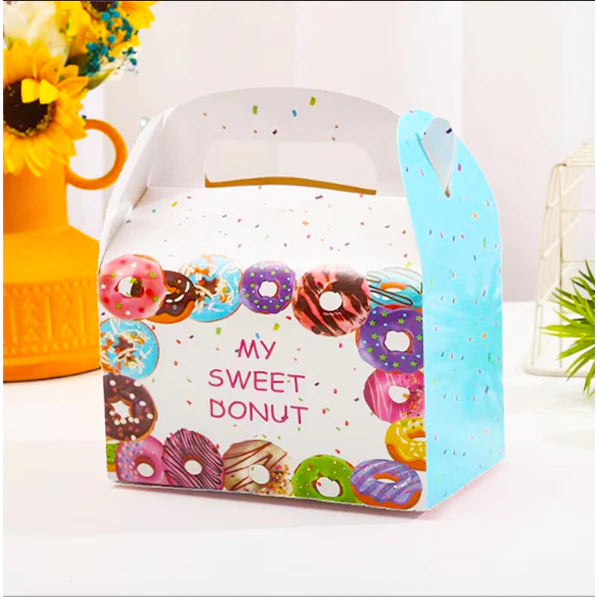 1pc Donut Candy Box Gift Sweet Lift Goodie Treat giveaways Boxes