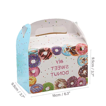 1pc Donut Candy Box Gift Sweet Lift Goodie Treat giveaways Boxes