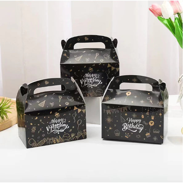 1pc Happy birthday candy box Birthday gift box Happy Birthday Portable biscuit box