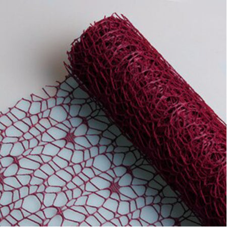 49cm x 5yards | Mesh Web Wrapping Paper Flower Paper Bouquet Jacquard Mesh