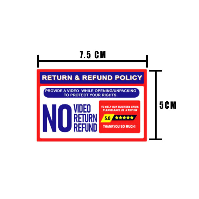 No Promos Sticker 500pcs | High Quality sticker NO Video, No Refund, No Return STICKER ...