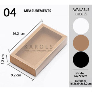 Transparent MATTE drawer box pvc matte gift box product packaging