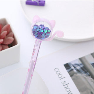 Sequins Cat Gel Pen Cat Recreation Cute School Office Supply Stationer Supplies  4.6  73 ratings 416