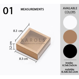 Transparent MATTE drawer box pvc matte gift box product packaging