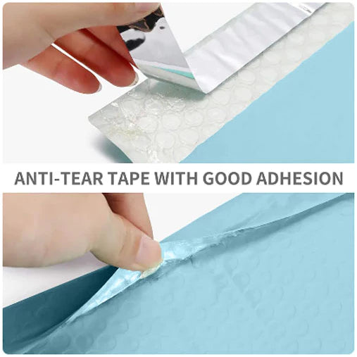 LIGHT BLUE | Bubble Mailer Plastic Padded Envelope Shipping Bag Packaging 1pc