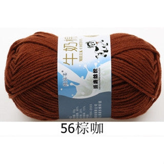 5ply | Smooth Milk Fiber Knitting Wool Crochet Yarn Milk Cotton 50g