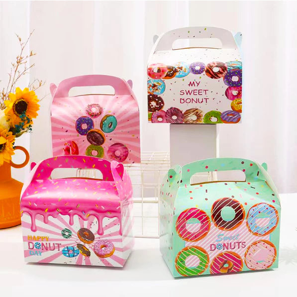 1pc Donut Candy Box Gift Sweet Lift Goodie Treat giveaways Boxes
