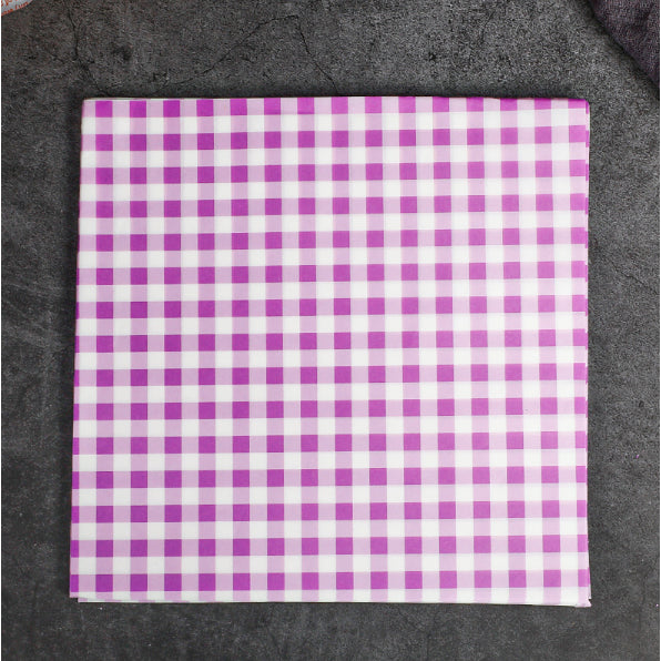 50 Sheets Packaging Pad Paper Bento Cake Box Hamburger Oil-proof Baking Tool 18*18cm