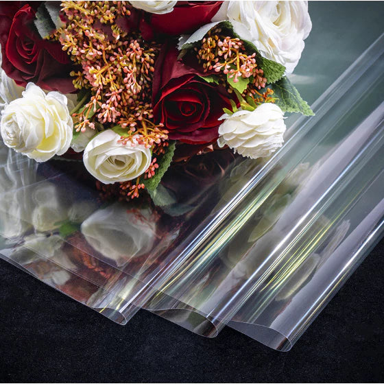 FLOWER Transparent Film Bouquet wrapper waterproof plastic paper