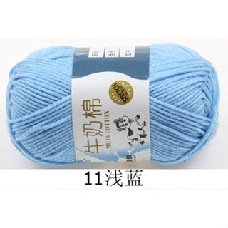 5ply | Smooth Milk Fiber Knitting Wool Crochet Yarn Milk Cotton 50g