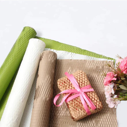 50cmx10yards | Colorful honeycomb paper wrapper for packaging and flower wrapper