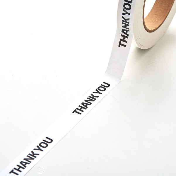 1.6x50m | Thank you Kraft Paper Tape Self-adhesive Packaging Tape