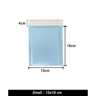 LIGHT BLUE | Bubble Mailer Plastic Padded Envelope Shipping Bag Packaging 1pc