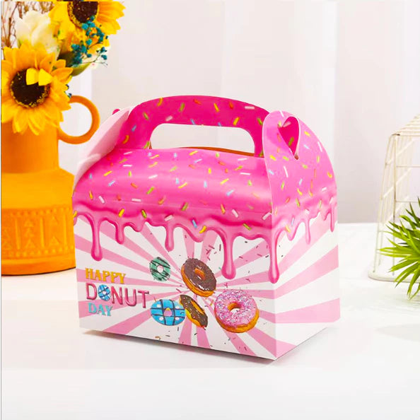 1pc Donut Candy Box Gift Sweet Lift Goodie Treat giveaways Boxes