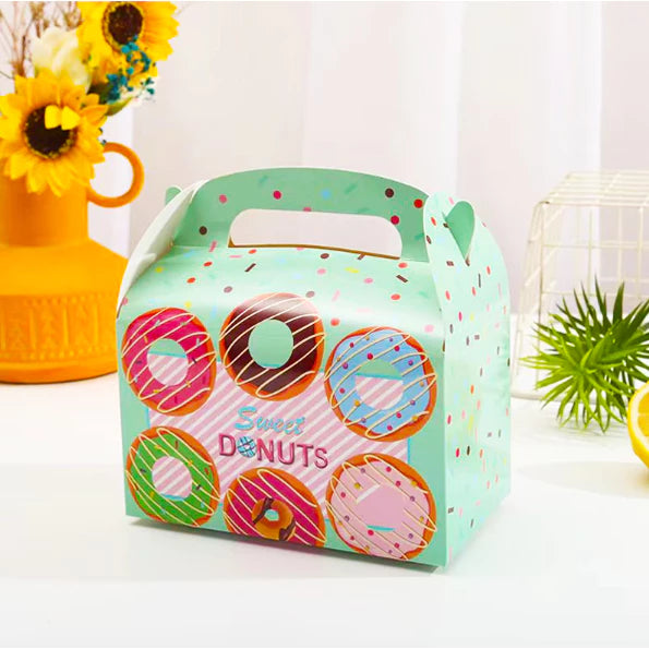 1pc Donut Candy Box Gift Sweet Lift Goodie Treat giveaways Boxes