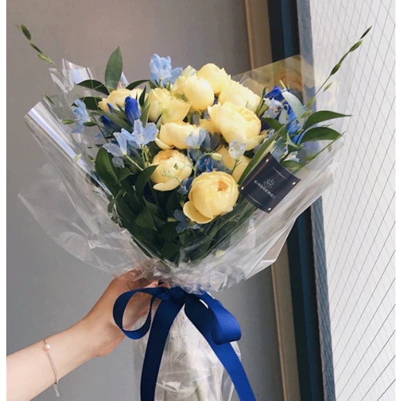 FLOWER Transparent Film Bouquet wrapper waterproof plastic paper