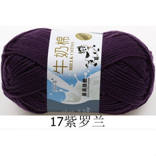 5ply | Smooth Milk Fiber Knitting Wool Crochet Yarn Milk Cotton 50g