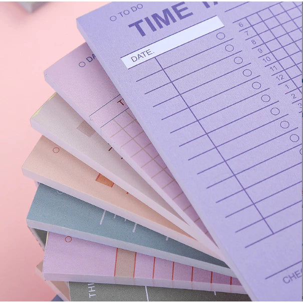 50 Sheets Memo Pad Daily Planner Series Handbook Decoration Base Message Memo Book