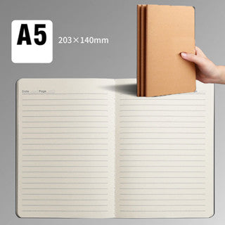 36 Sheets Notebook Black/Khaki Notebook Office School Supplies Stationery