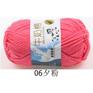 5ply | Smooth Milk Fiber Knitting Wool Crochet Yarn Milk Cotton 50g