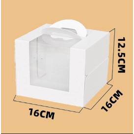 5pcs | Premium Sturdy Cake Box with handle and window (Cake Board Not Included)