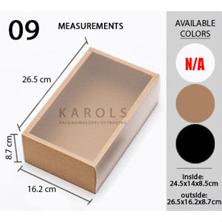 Transparent MATTE drawer box pvc matte gift box product packaging
