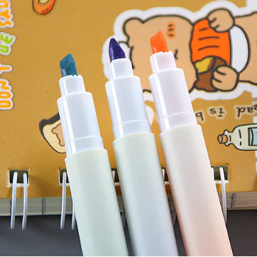 4pcs/pack | Sunrise Gradient color highlighter high-value color marker pen