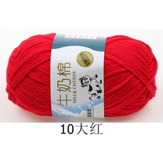 5ply | Smooth Milk Fiber Knitting Wool Crochet Yarn Milk Cotton 50g