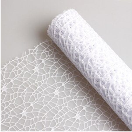 49cm x 5yards | Mesh Web Wrapping Paper Flower Paper Bouquet Jacquard Mesh